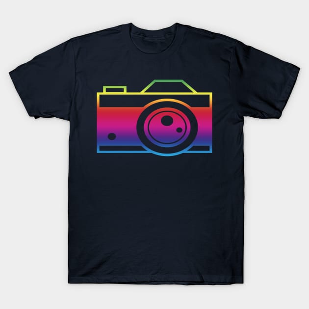 Camera T-Shirt by icarusismartdesigns